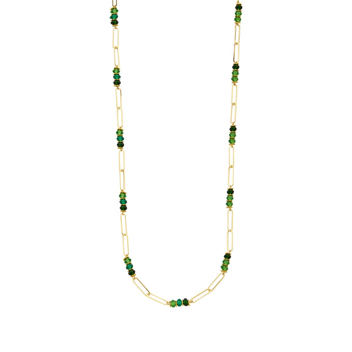 Les Cordes - DASIOLANG - Collier - Meerkleurig - Groen - Metaal - Juwelen - Sieraden - Dames