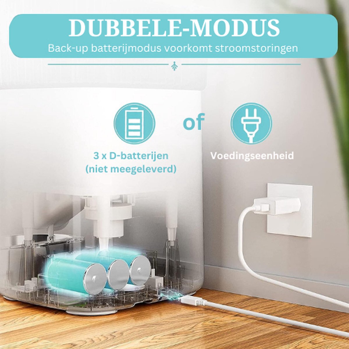 Automatische voerbak - Wit - Voerautomaat Met App - afbeelding 3