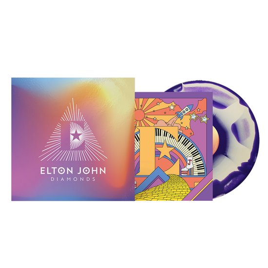 Elton John - Diamonds (LP) (Re-issue (2023) | Pyramid Edition) (Coloured Vinyl)