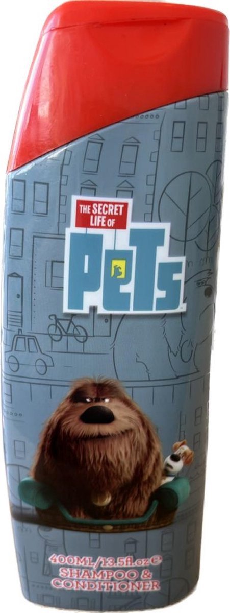 The secret life of pets - 2 in 1 shampoo & conditioner - Corsair - 3 stuks
