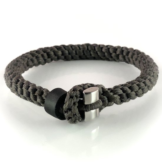 Brahman - Viper - Titaniumgrijs - Heren armband - 19cm