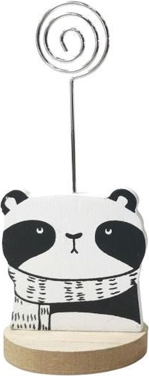 Panda houten fotohouder 8.5x6x15cm - Overig - Tête de Panda - SILUMEN