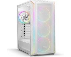 be quiet! SHADOW BASE 800 FX White Desktop PC Case - PC behuizing wit midi-tower voor uitzonderlijke luchtstroom, maximale ruimte - Gaming PC Case met Tot 4 voorgeïnstalleerde Light Wings of Pure Wings 3-fans - Developed in Germany