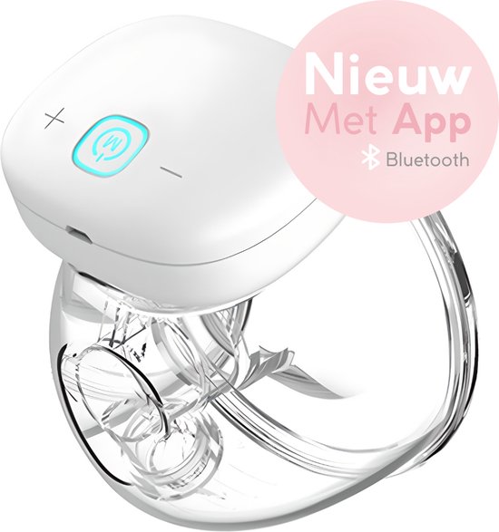 Enkele elektrische kolf - Youha® Enkele draadloze borstkolf + App - Compleet pakket- 24mm (28mm optioneel) - Draagbaar Hands Free - Draadloos - Draagbare Borstkolf - BPA-vrij - Oplaadbaar - Borstmelk - 1x 240ML cup Moedermelk - Bedienbaar met App en handmatig - GEN1