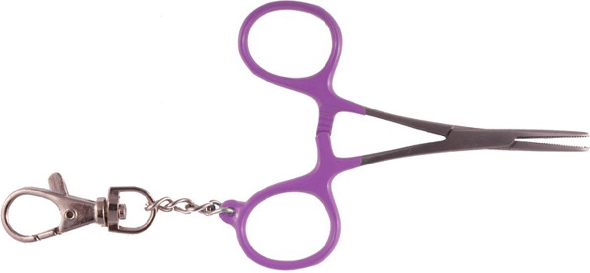 Goedkoopste Mini Kocher met Sleutelhanger Paars | 9 cm | Roestvrij Staal | verpleegkundige accessoires