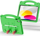 Geschikt voor Dux Ducis Panda Apple iPad 10.9 Kinder Tablethoes Groen