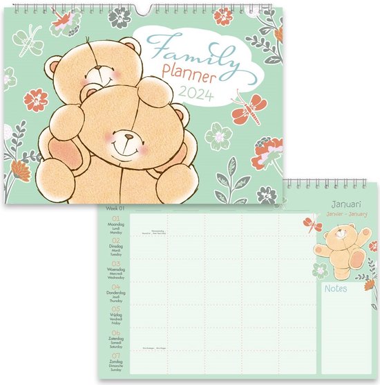 Calendriers Hebdomadaire Family Planner
