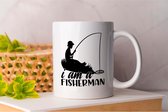 Mok i am a Fisherman - FishingLife - Gift - Cadeau - Fisherman - CatchOfTheDay - FishingTrip - Haarverzorging - Haarstyling - Kapper