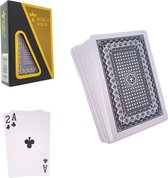Cartes à jouer en plastique - imperméables - BOHUA GOLD - noir - cartes de poker - cartes à jouer