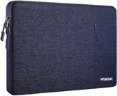 Laptop Sleeve 15,6 Inch Case Bag Waterafstotend beschermhoes Compatibel met de meeste 15,6" Surface Book, Acer, Dell, HP, Lenovo, Samsung, Asus Laptopcomputers,Blauw