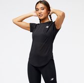 New Balance Accelerate Short Sleeve Top Dames Sporttop - BLACK - Maat S