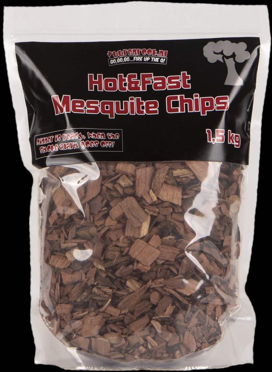 Vuur&Rook Hot&Fast Mesquite Chips 1.5 kg
