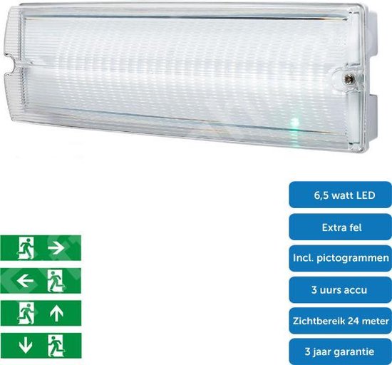 Led noodverlichting - extra fel - 6,5W - 420 lumen | bol.com