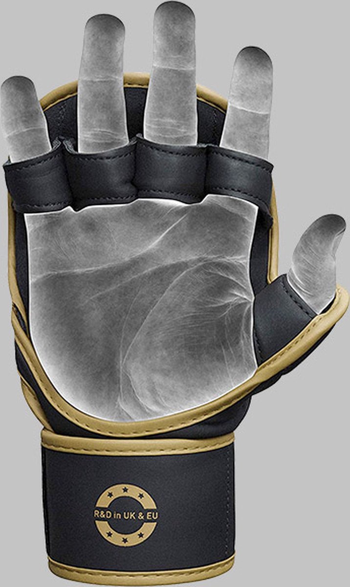 RDX Sports F6 Kara - MMA Bokshandschoenen - Training - Boksen - Kunstleer - Goud - S/M — cadeau in Sport & Outdoor - foto 2