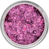 PartyXplosion - Professional Colours - Schmink - Pressed Chunky Glitter Cream - Sweet Pink 10ml