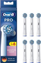 Oral-B Sensitive Clean , 6 pièce(s), Wit, 3 mois, Extra doux, Oral-B, Boîte
