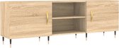 vidaXL-Tv-meubel-150x30x50-cm-bewerkt-hout-sonoma-eikenkleurig