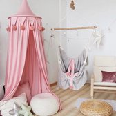 Bed hemel baby bed bed hemel baldakijn muggen voor kinderen baby muggennet kinderen prinses speeltent slaapkamerdecoratie, roze