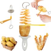 T.R. Goods - Potato Twister - Aardappel Spiraal Snijder + 4 Spiezen