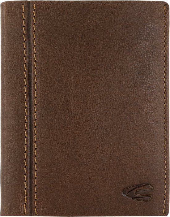 Camel Active Men's Coin Pouch - Brown Leather-Style Pocket Organizer