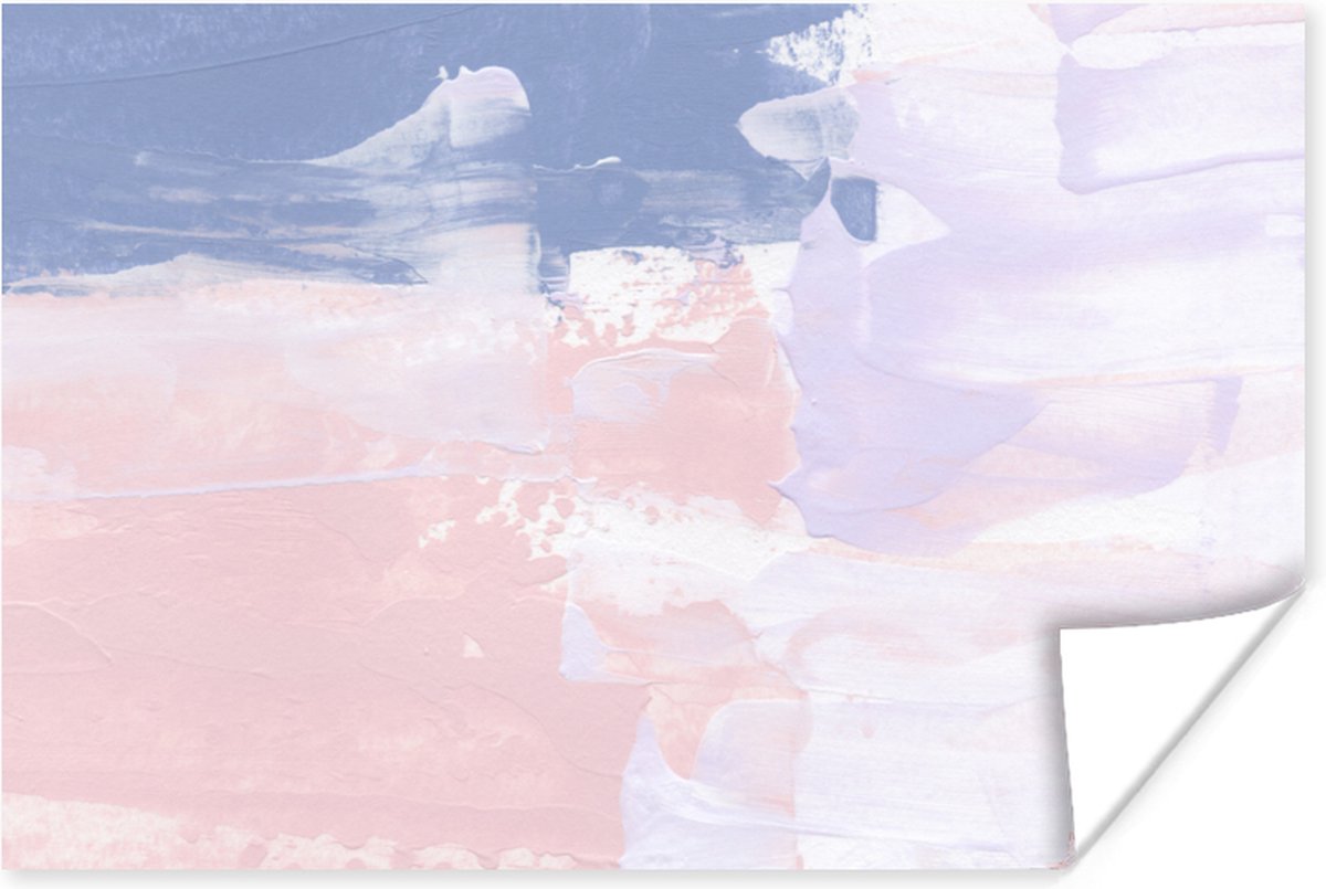 Poster Pastel - Design - Verf - 180x120 cm XXL
