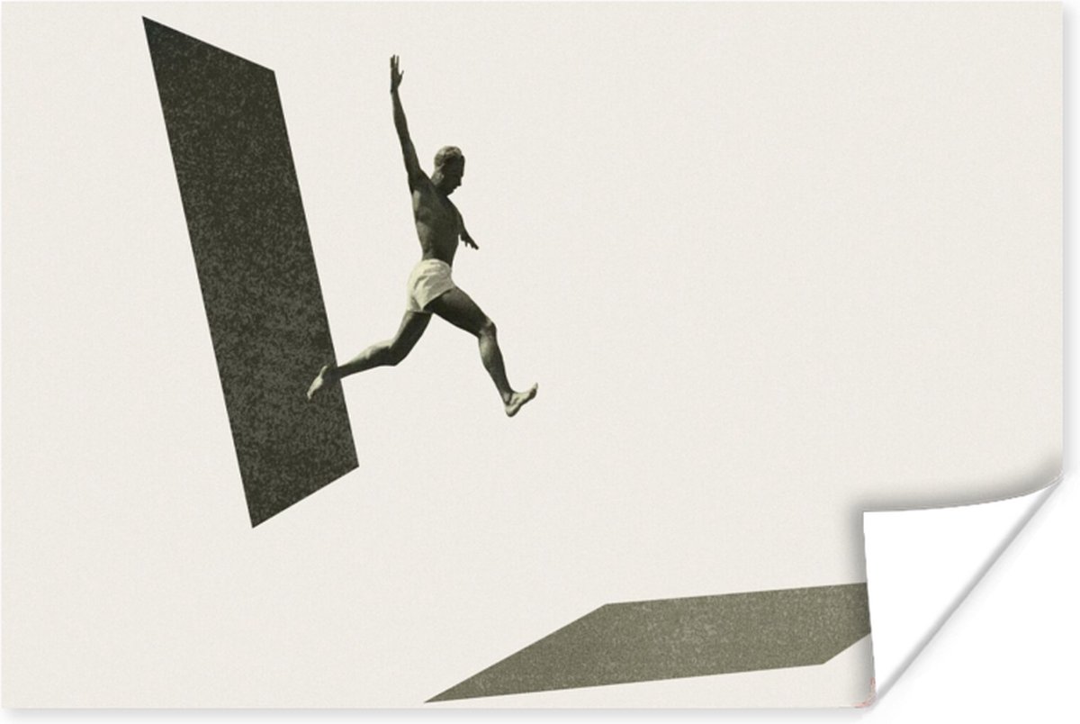 Poster Vintage - Man - Design - 90x60 cm