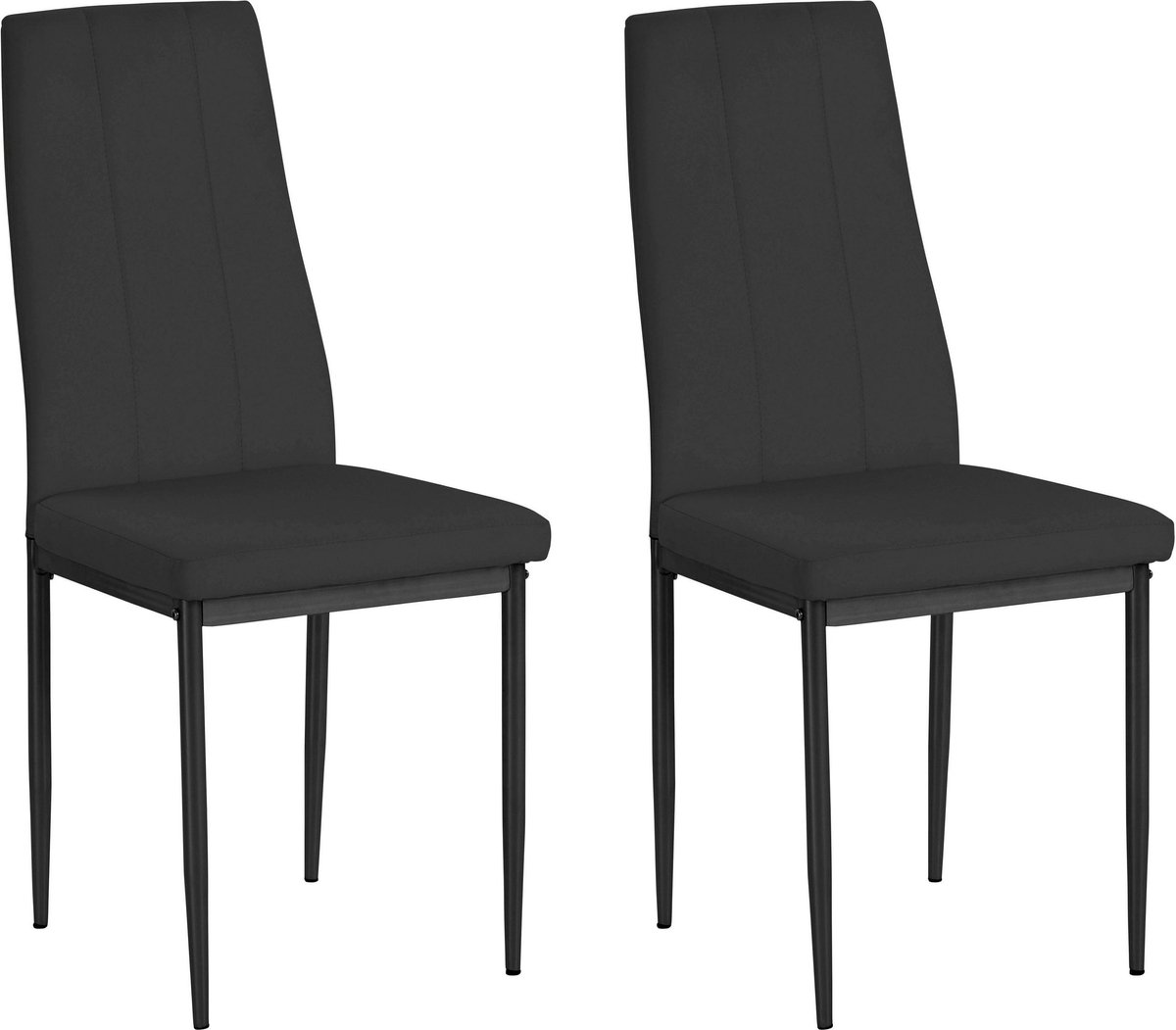 Notio Living Kelly-Stoel - 2 Pack - Zwart