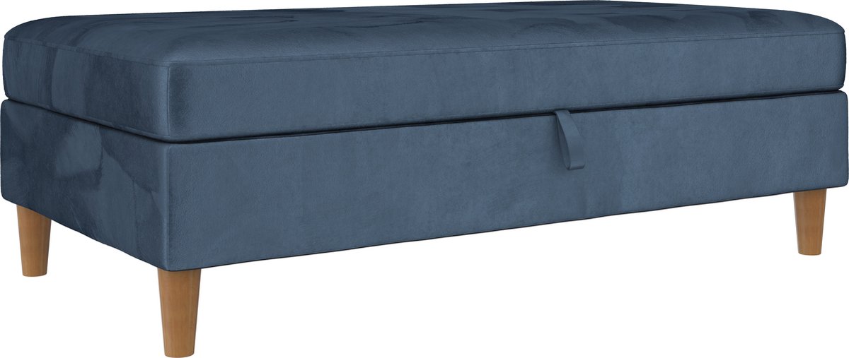 Lilly-Opbergpoef - Blauw