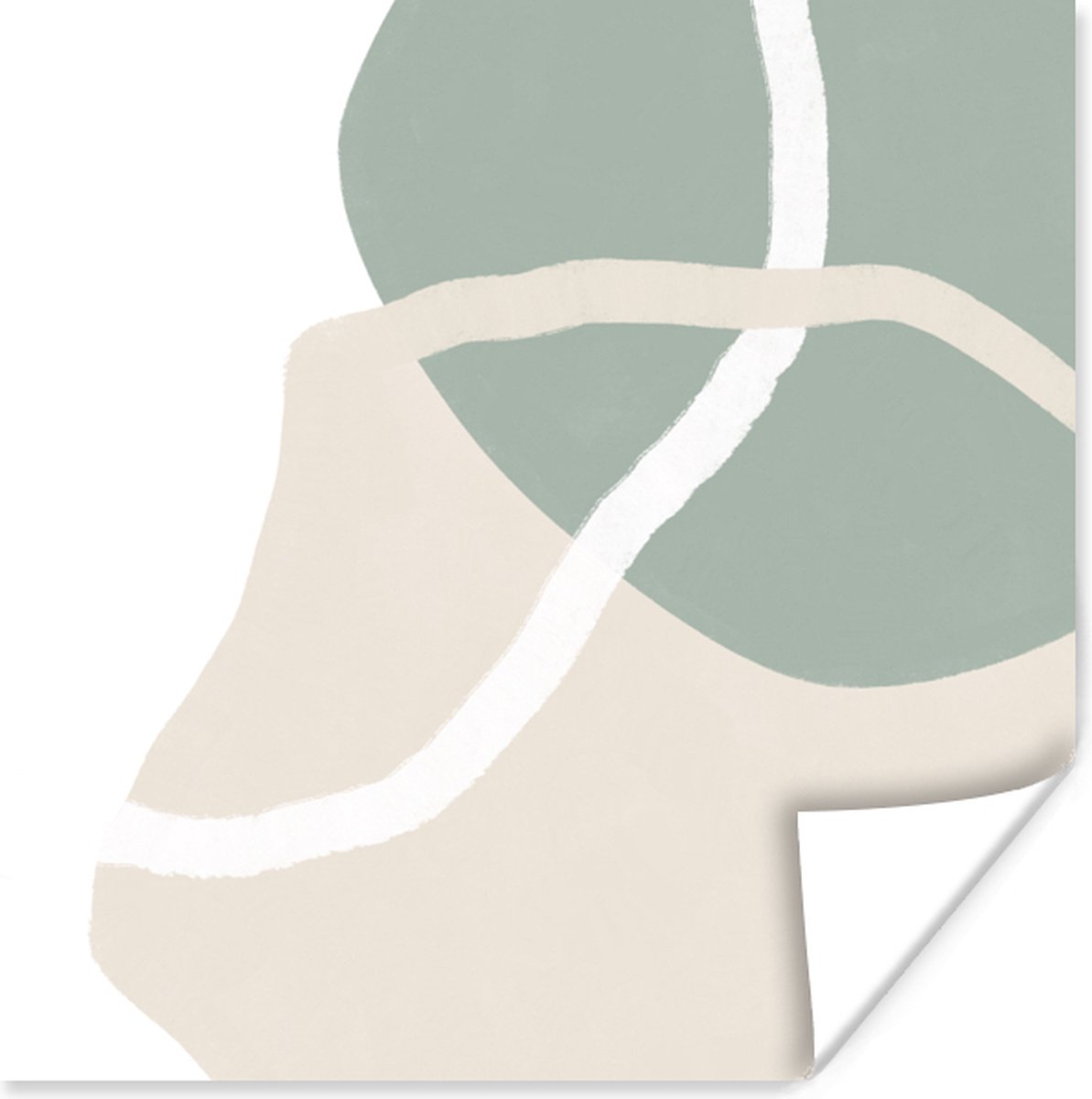 Poster Minimalisme - Pastel - Design - 30x30 cm