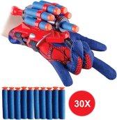 Menz Goods Web Shooter - Gant Spiderman - Lanceur Spiderman - Web Shooter - Incl 30 Flèches Gratuites - Jouets Spiderman - Cadeau Original - Flèches Nerf