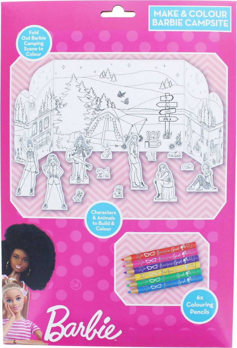 Blueprint - Barbie - knutsel een camping