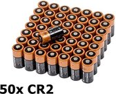 50 Stuks Duracell CR2 Ultra Lithium batterij