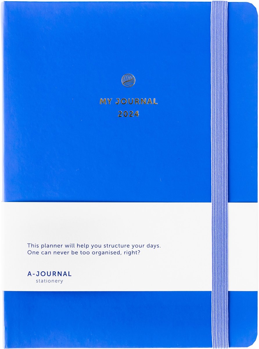 My Journal Agenda 2024 - Blauw - A-Journal