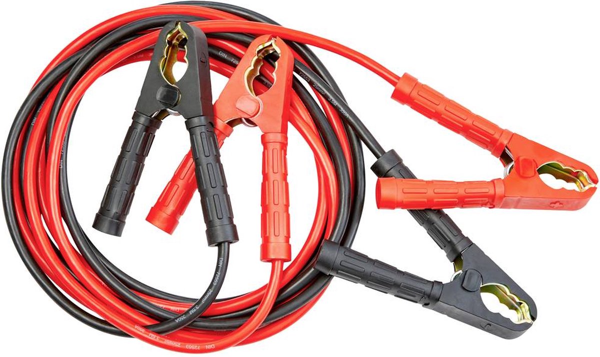 OSRAM BATTERYstart STARTER CABLE 300A Startkabels 16 mm² Aluminium (kopergecoat) 3 m Met kunststof klemmen