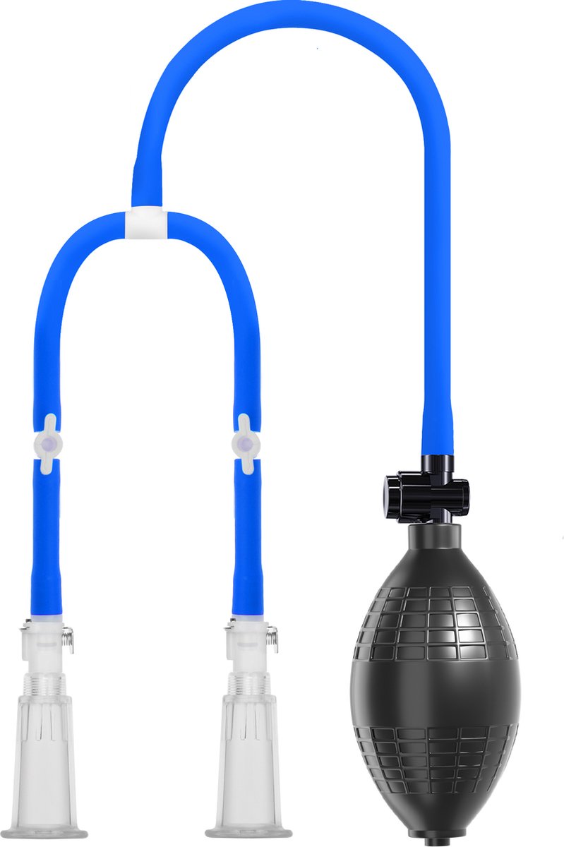 Luvpump - Tepel vacuüm zuigers met knijpbal - tepelzuigers- vacuümpomp - small - 1,5 cm