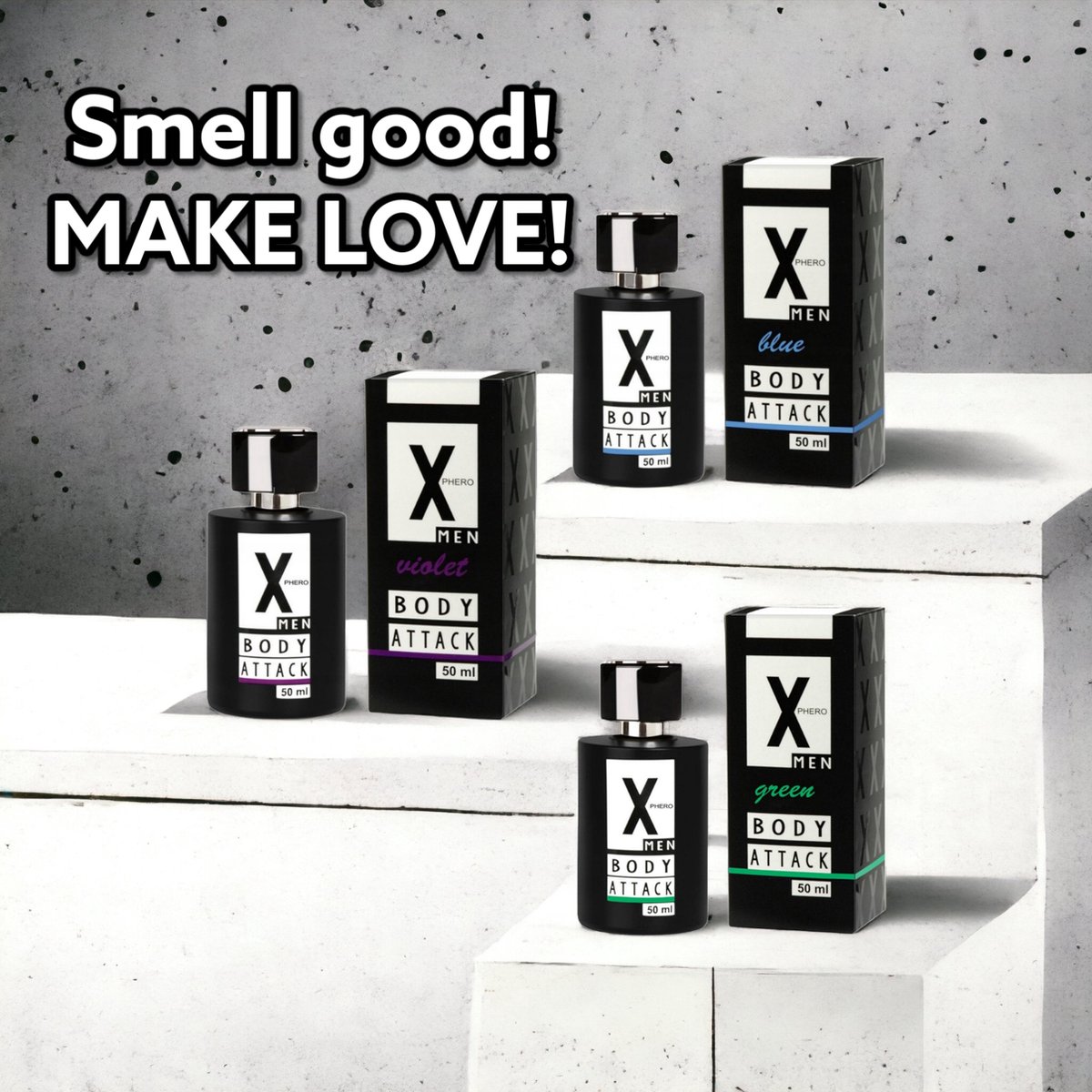 Goedkoopste Pheromonen/Feromonen parfum X phero Heren Paars - Eau de toilette - 50ml