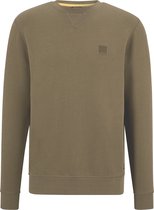 BOSS - Sweater Westart Groen - Heren - Maat XXL - Regular-fit
