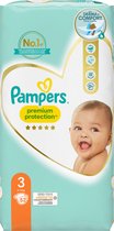 Couches Pampers Premium Protection - Taille 3 (6-10kg) - 52 pièces