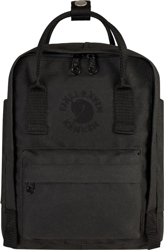 Fjällräven Re-Kånken Mini Unisex Rugzak - Black