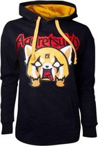 Aggretsuko Hoodie/trui -L- Embroidered Zwart