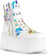 DAMNED-115 (EU 37 = US 7) 3 1/2 PF Lace-Up Ankle Boot, Outside Zip