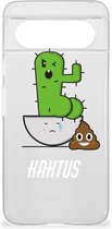 Beschermhoesje Google Pixel 8 Smartphone hoesje Cactus Poo