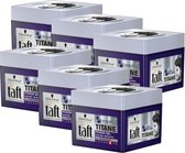 6x 250 ml Taft Power gel Titane - Pot -8015700130157