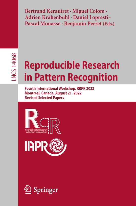 Lecture Notes in Computer Science14068- Reproducible Researc ... - cover