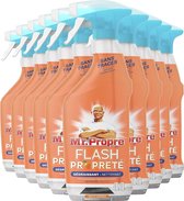 M. Propre Flash Propreté Spray nettoyant et dégraissant tout usage - Mandarin Boost - Pack économique 10 x 500 ml