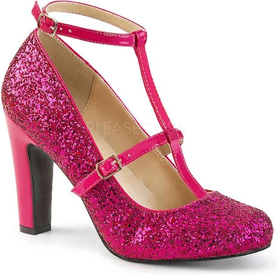 Pleaser Pink Label Hoge hakken -45 Shoes- QUEEN-01 Roze | bol.com