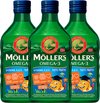 Möller's Omega-3 Levertraan Tutti Frutti - 3 x 250ml - Omega-3 visolie voor kinderen - Levertraan vloeibaar – Levertraan met fruitsmaak
