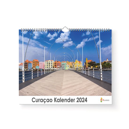 Huurdies Curaçao kalender Jaarkalender 2024 35x24 300gms bol