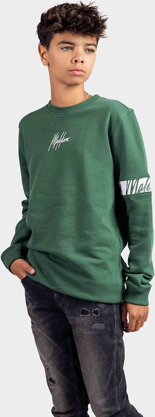 Malelions - Sweater - Dark Green - Maat 176