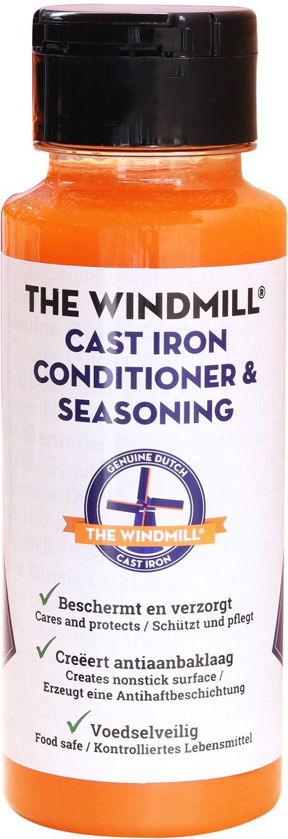 The Windmill conditioner & seasoning voor gietijzeren pannen